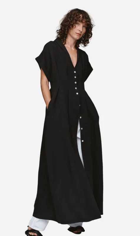 Marle | Swan Dress - Black sold by Sister & Co