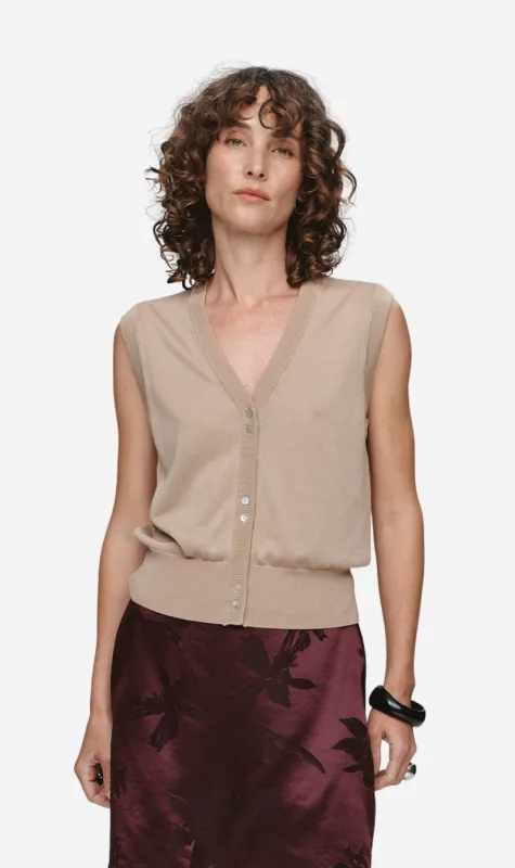 Marle | Foundations Vest - Almond sold by Sisters & Co