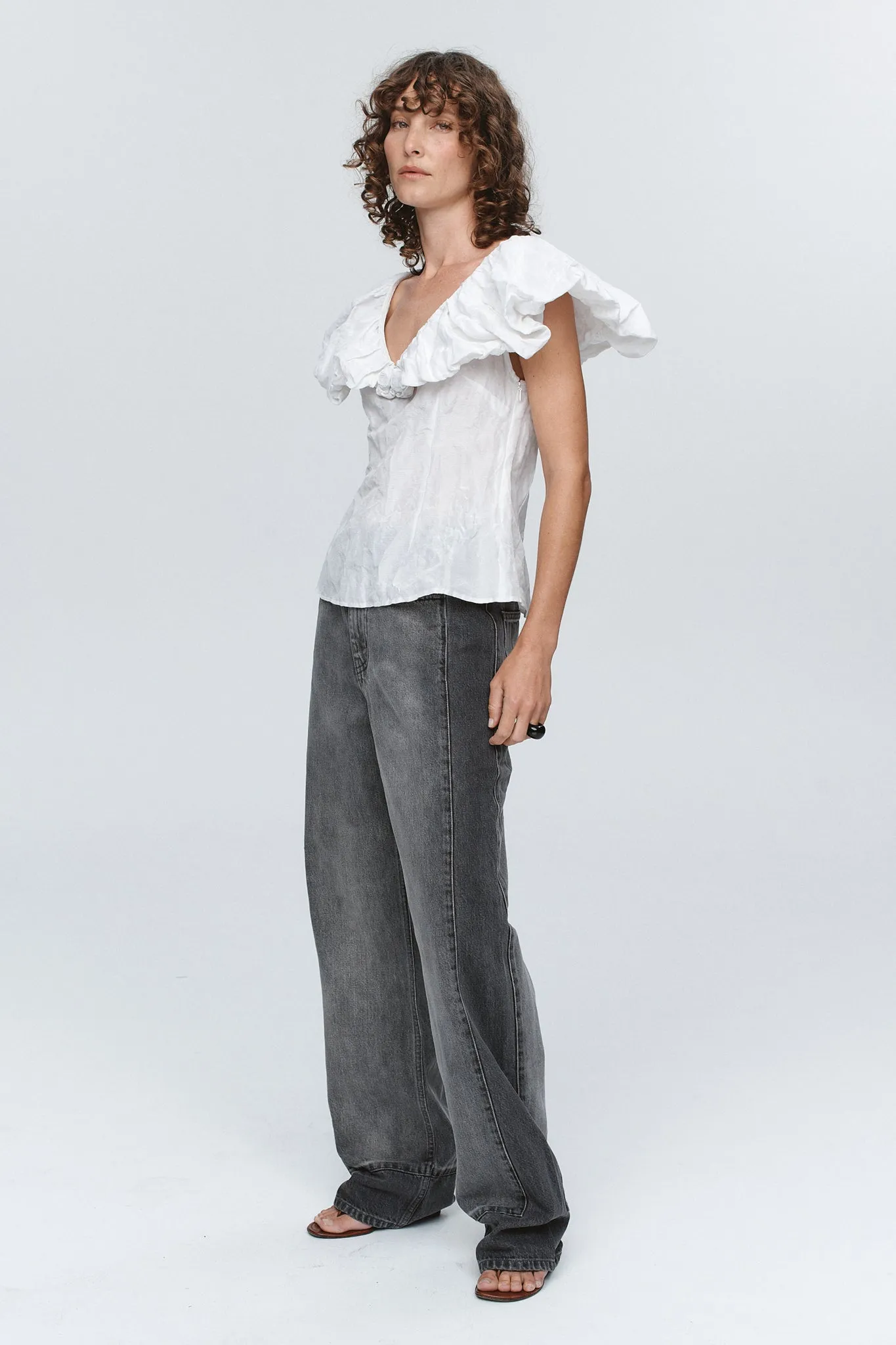 Marle | Andre Top - Ivory sold by Sisters & Co product image thumbnail 5