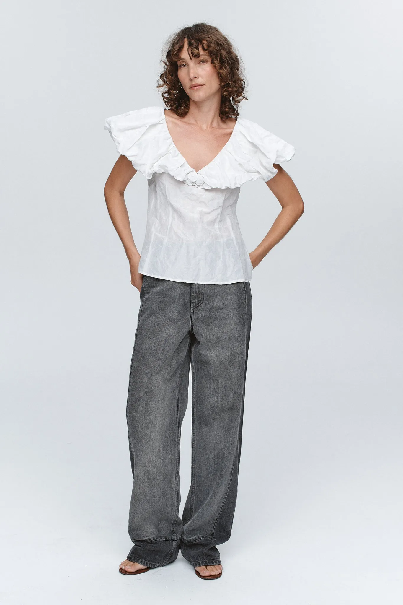 Marle | Andre Top - Ivory sold by Sisters & Co product image thumbnail 3