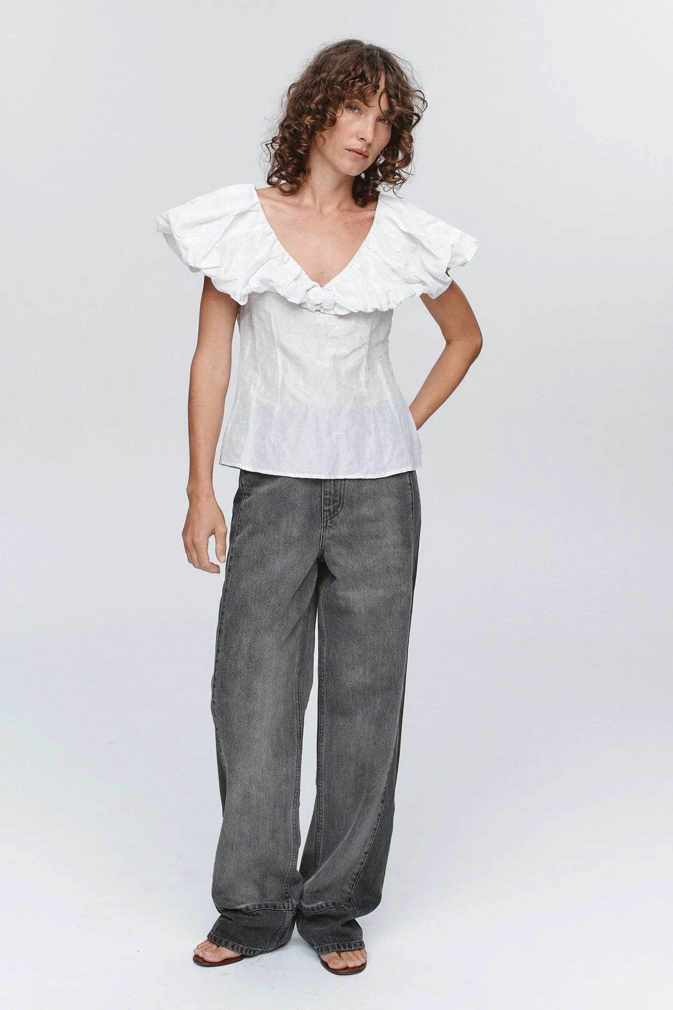 Marle | Andre Top - Ivory sold by Sisters & Co product image thumbnail 4