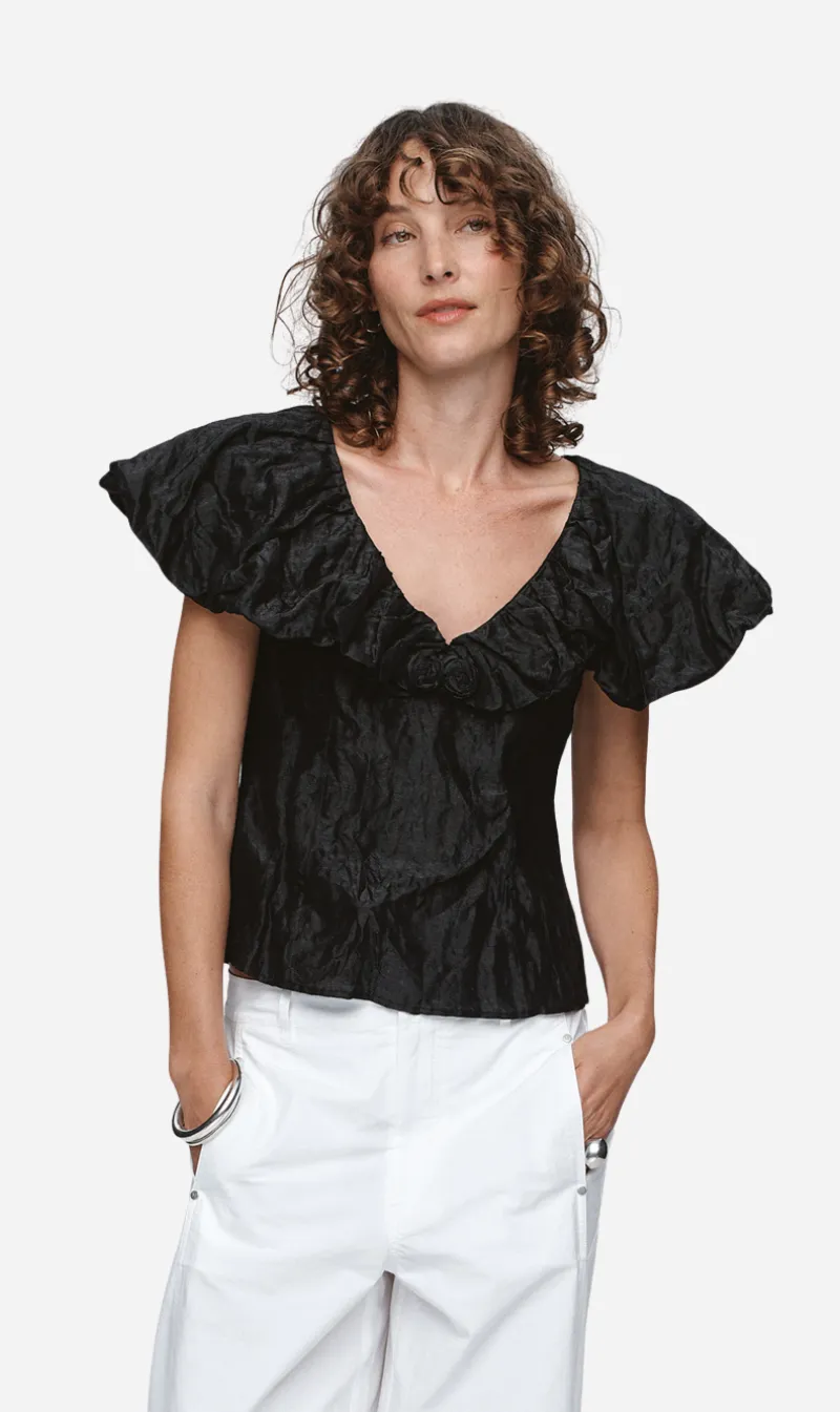 Marle | Andre Top - Black sold by Sister & Co