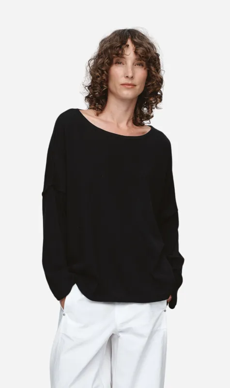 Marle | Yelena Tee - Black sold by Sister & Co