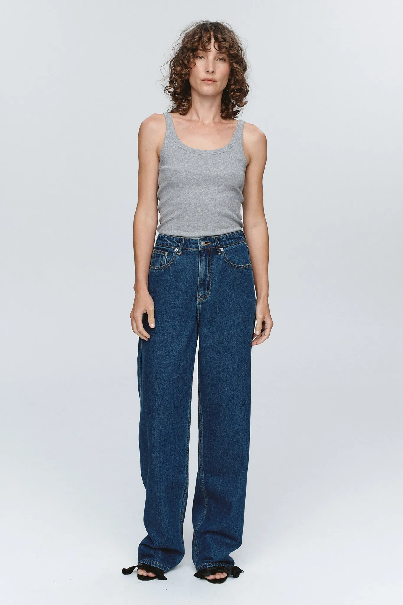 Marle | Relaxed Curve Jean - Washed Indigo sold by Sisters & Co product image thumbnail 3