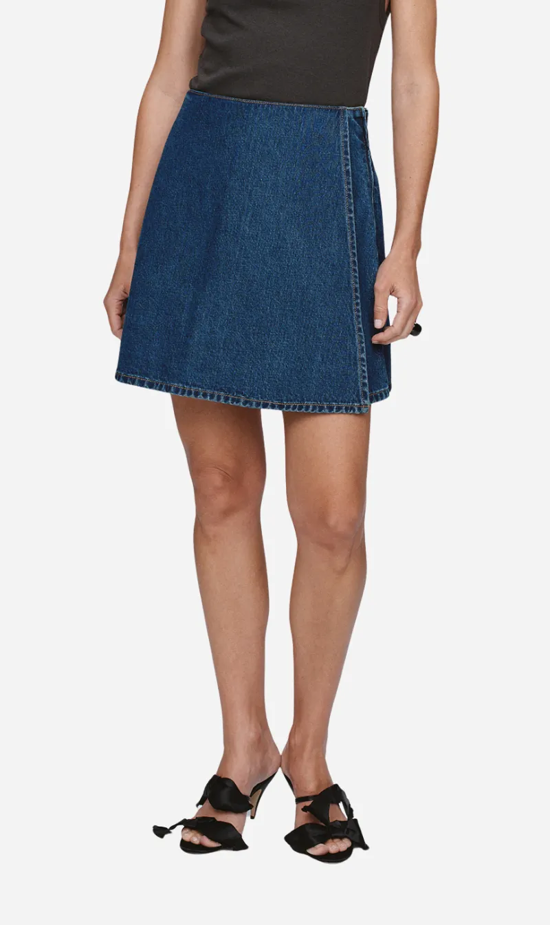 Marle | Finn Skirt - Washed Indigo sold by Sister & Co