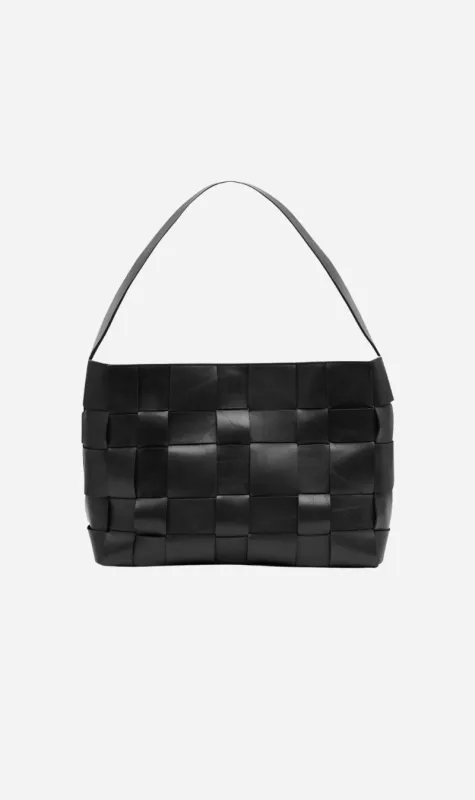 St Agni | Woven Large Tote - Black sold by Sister & Co