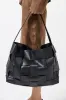 St Agni | Woven Large Tote - Black sold by Sister & Co