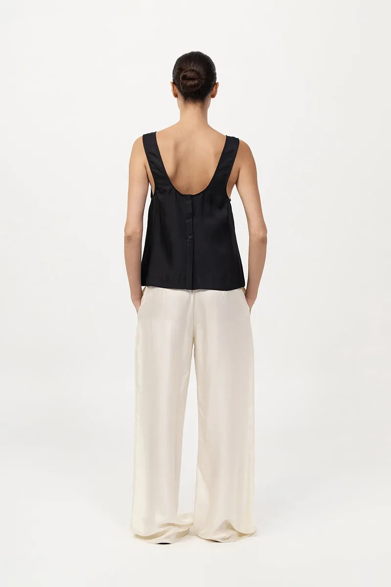 St Agni | Jordan Button Up Top - Black sold by Sisters & Co product image thumbnail 4