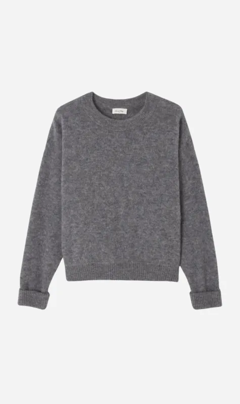 American Vintage | Jumper Vitow - Melange Steel sold by Sister & Co