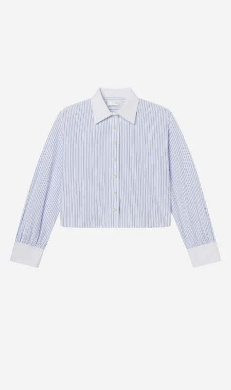 Frame Denim | The Charles Shirt - Oxford Blue Multi sold by Sister & Co