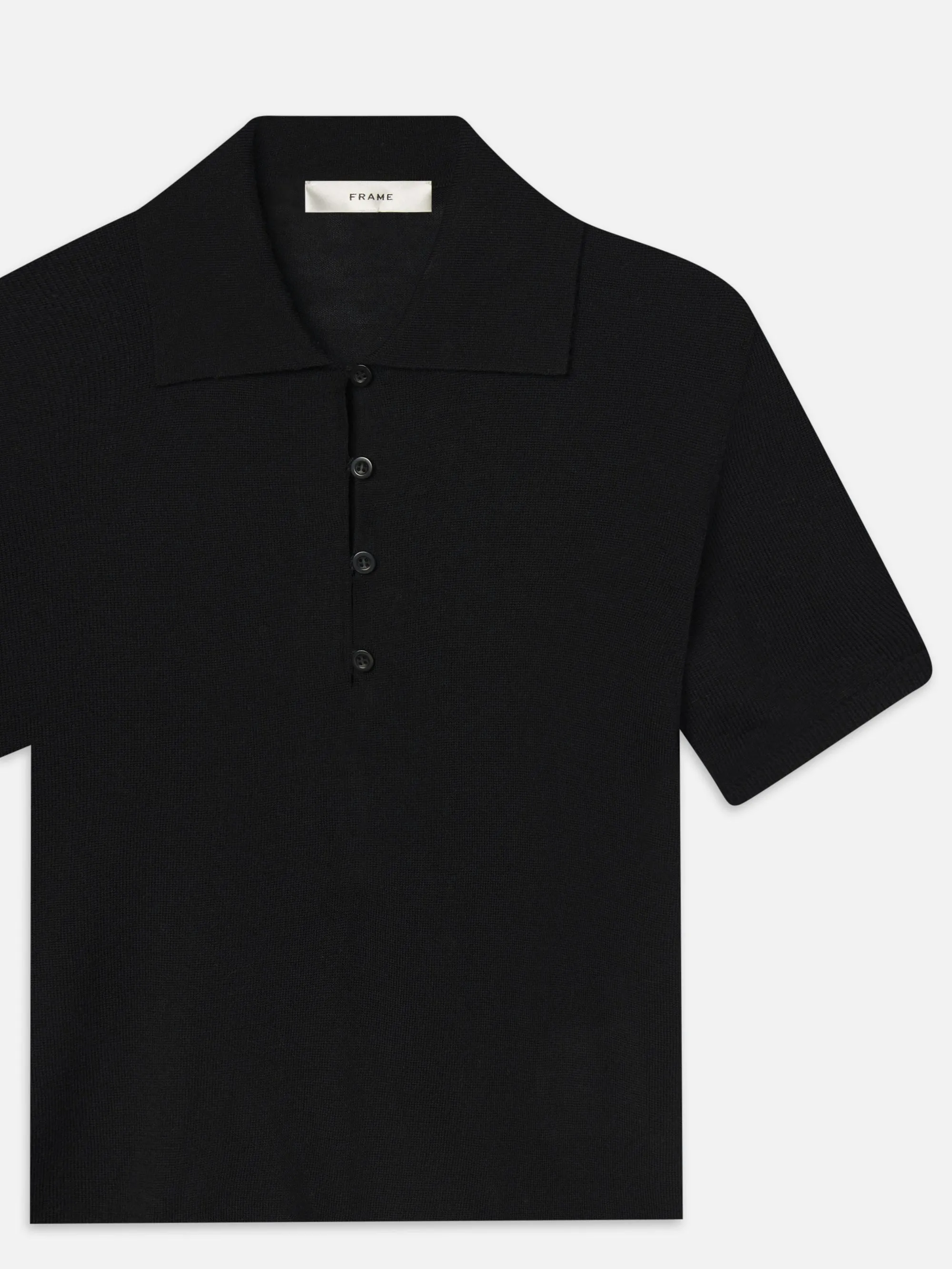 Frame Denim | The Smart Polo - Black sold by Sisters & Co product image thumbnail 2