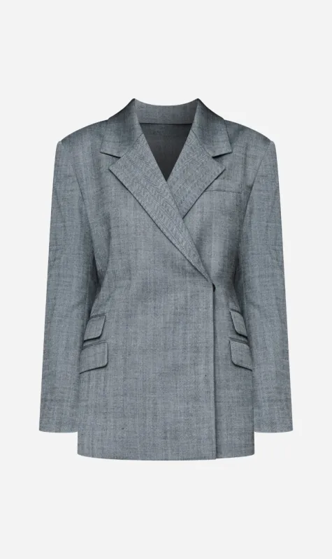 Wynn Hamlyn | Charlie Blazer - Black/White sold by Sisters & Co