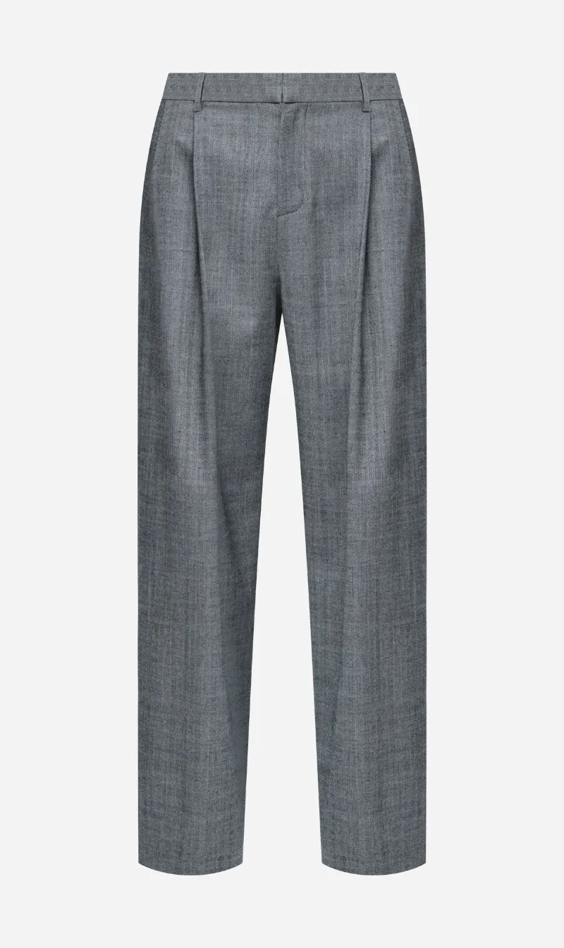 Wynn Hamlyn | Charlie Suiting Trouser - Black/White sold by Sister & Co