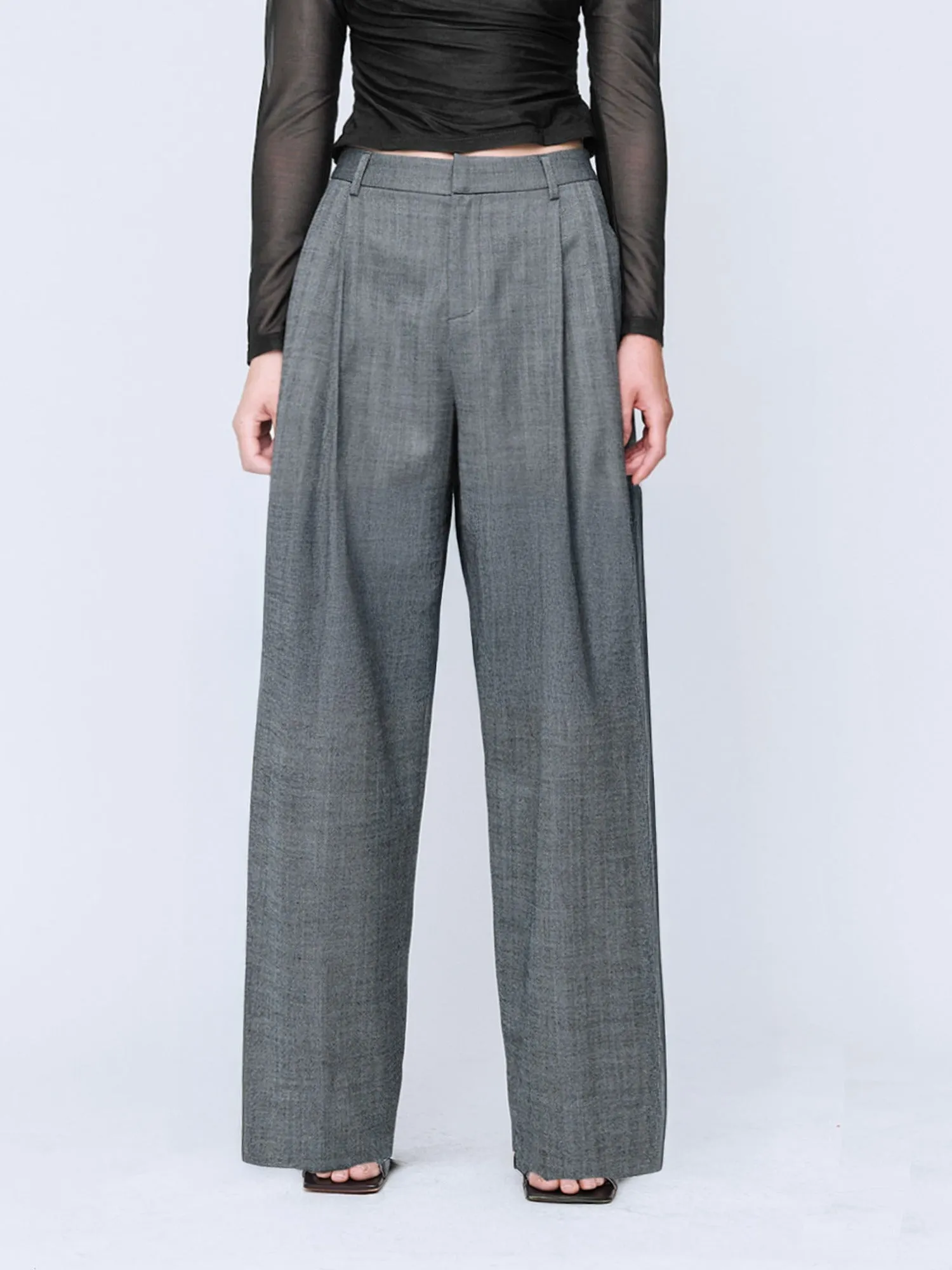 Wynn Hamlyn | Charlie Suiting Trouser - Black/White sold by Sister & Co product image thumbnail 5