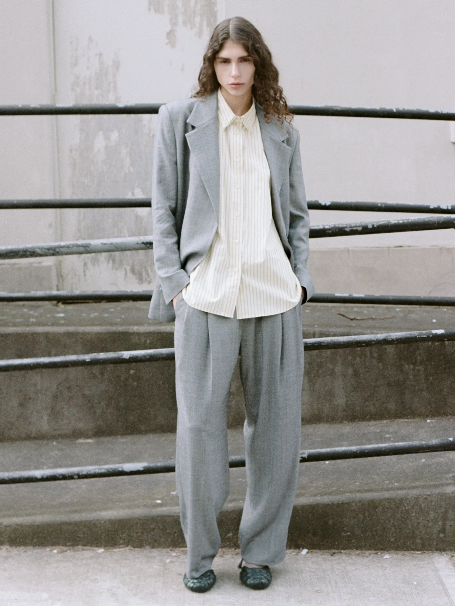 Wynn Hamlyn | Charlie Suiting Trouser - Black/White sold by Sister & Co product image thumbnail 2