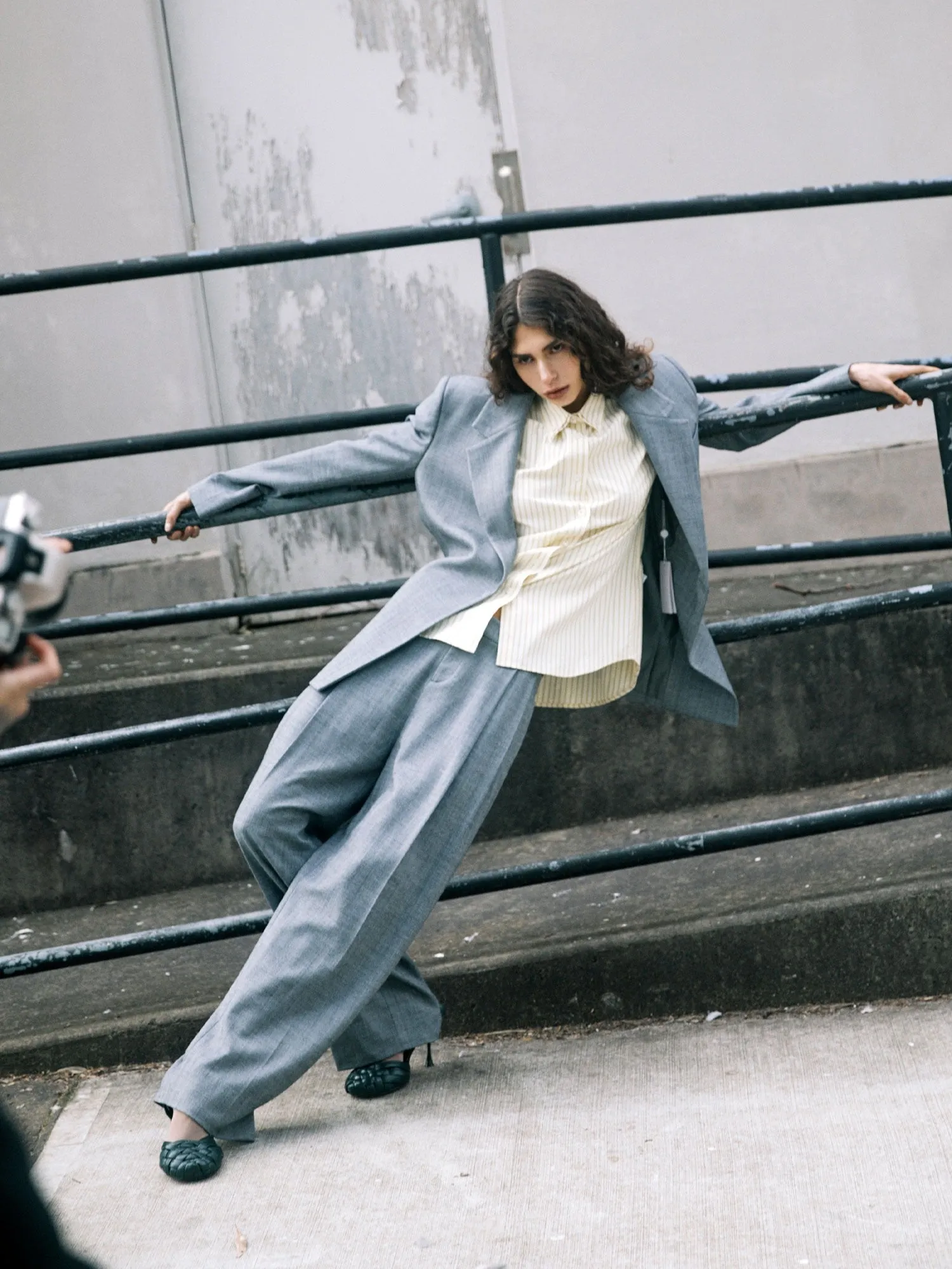 Wynn Hamlyn | Charlie Suiting Trouser - Black/White sold by Sister & Co product image thumbnail 4