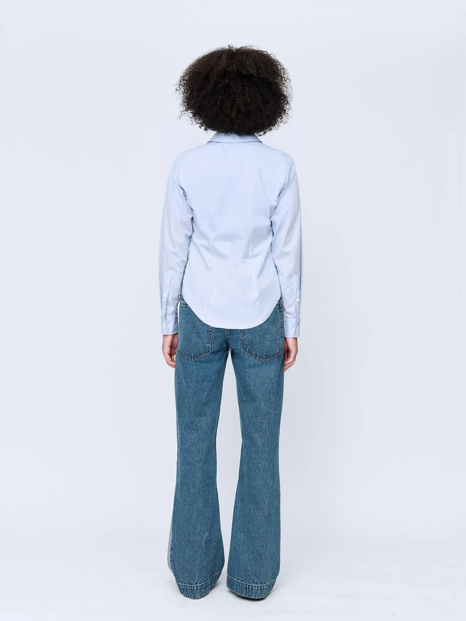 Wynn Hamlyn | Double Up Shirt - Light Blue sold by Sister & Co product image thumbnail 4