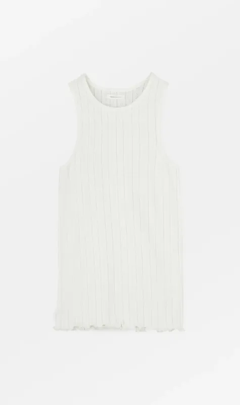 Skall Studio | Edie Tank Top - Off White sold by Sister & Co