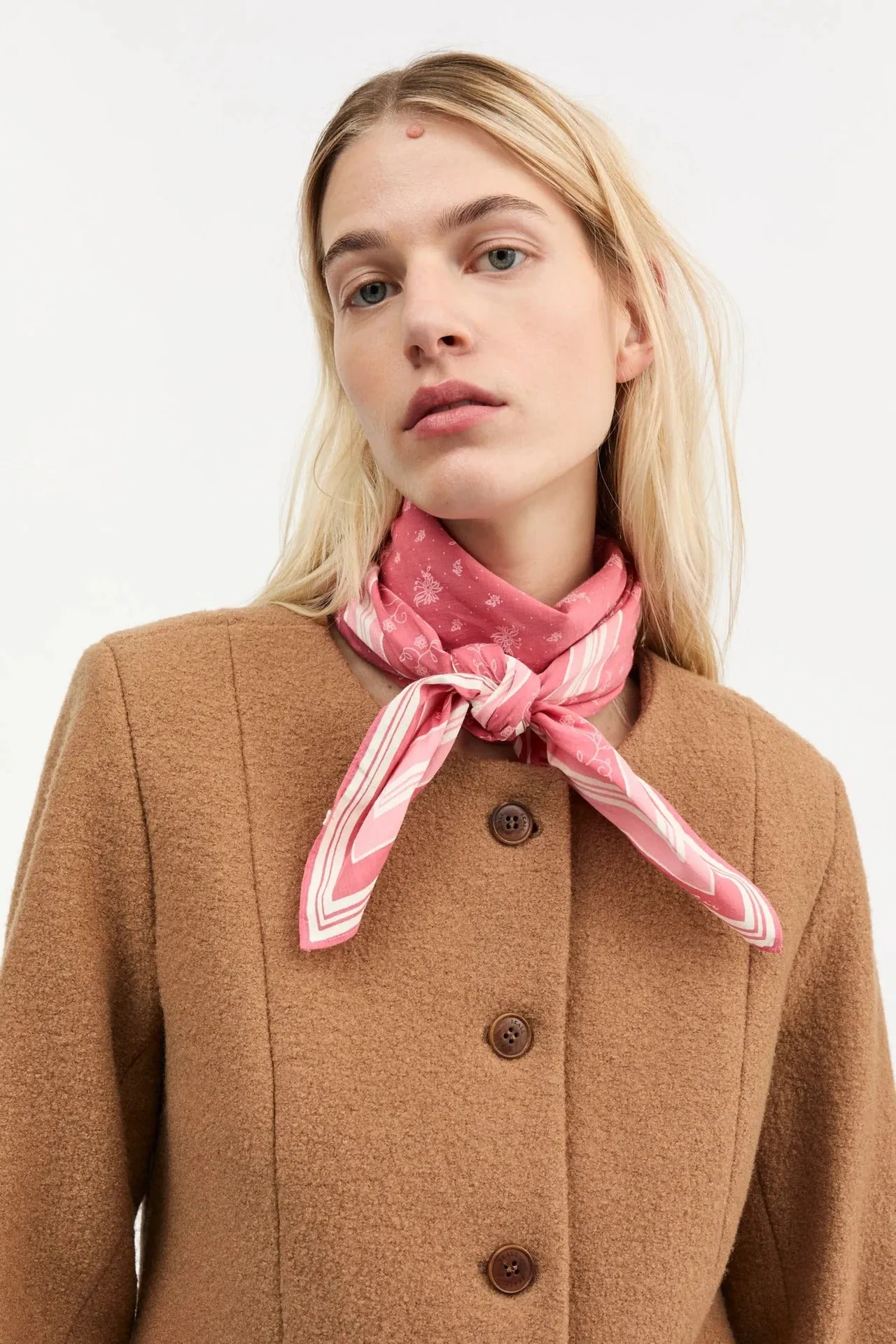 Skall Studio | Skall Classic Scarf 90x90 - Hot Pink sold by Sister & Co product image thumbnail 2