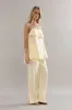 Caitlin Crisp | Rio Top - Yellow Linen sold by Sister & Co