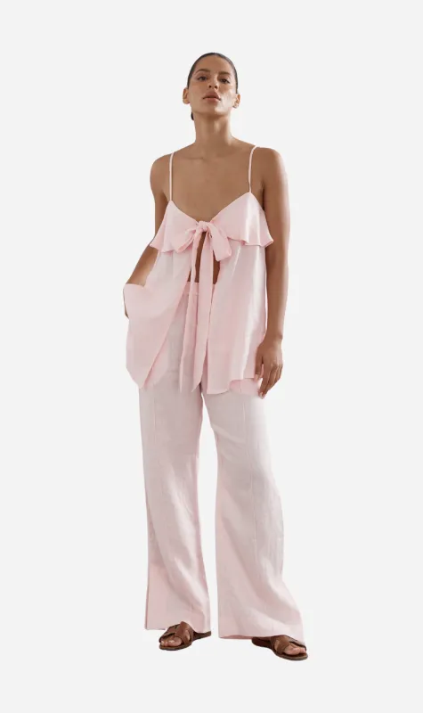 Caitlin Crisp | Jimmy Jogger - Pink Linen sold by Sister & Co