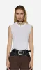 Ksubi | Motor Oil Moss Tank - White sold by Sister & Co