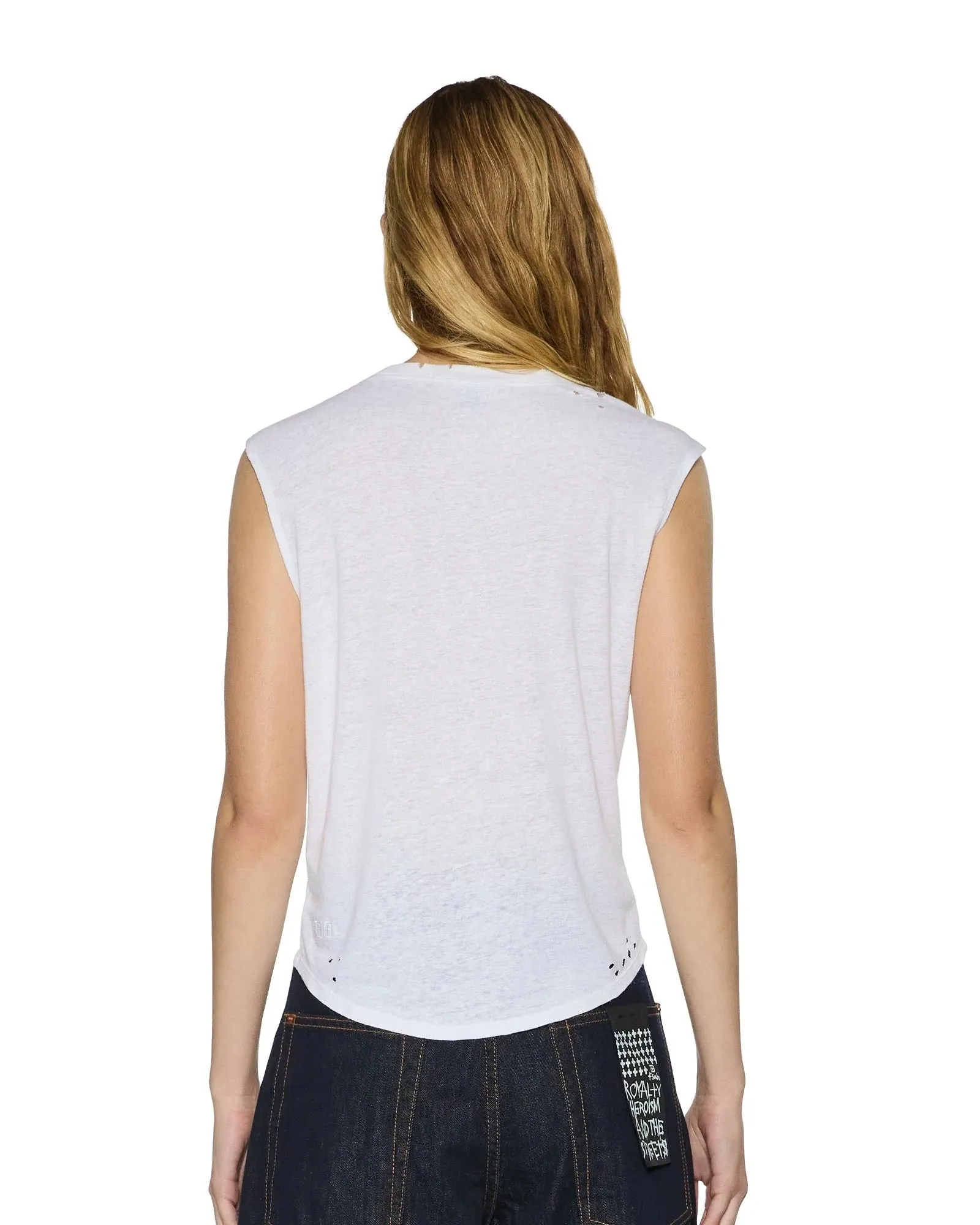 Ksubi | Motor Oil Moss Tank - White sold by Sisters & Co product image thumbnail 3