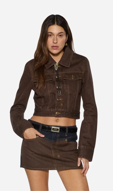 Ksubi | Slim Trucker - Saddle Brown sold by Sister & Co