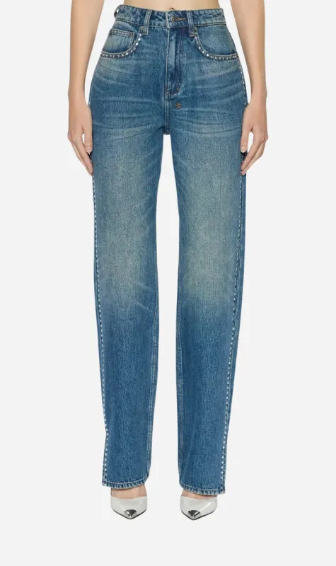 Ksubi | Playback - Texas Blue Studded sold by Sisters & Co