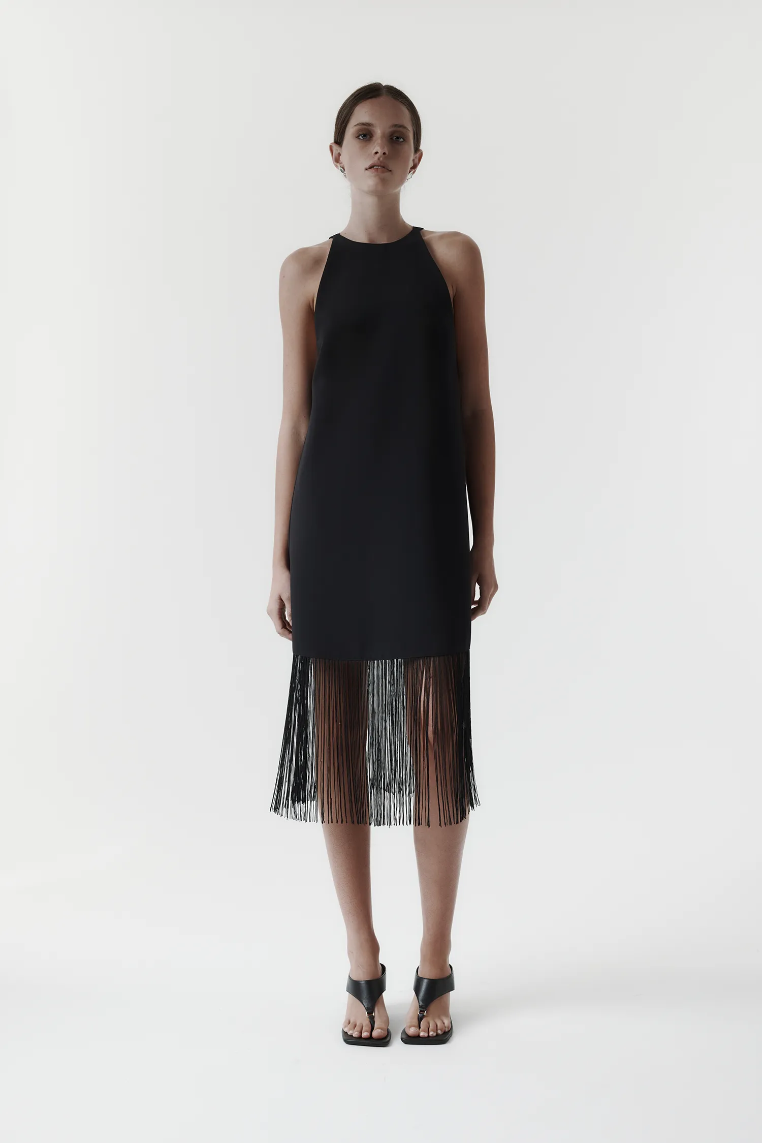 Rebe | Fringe Dress - Black sold by Sisters & Co product image thumbnail 3