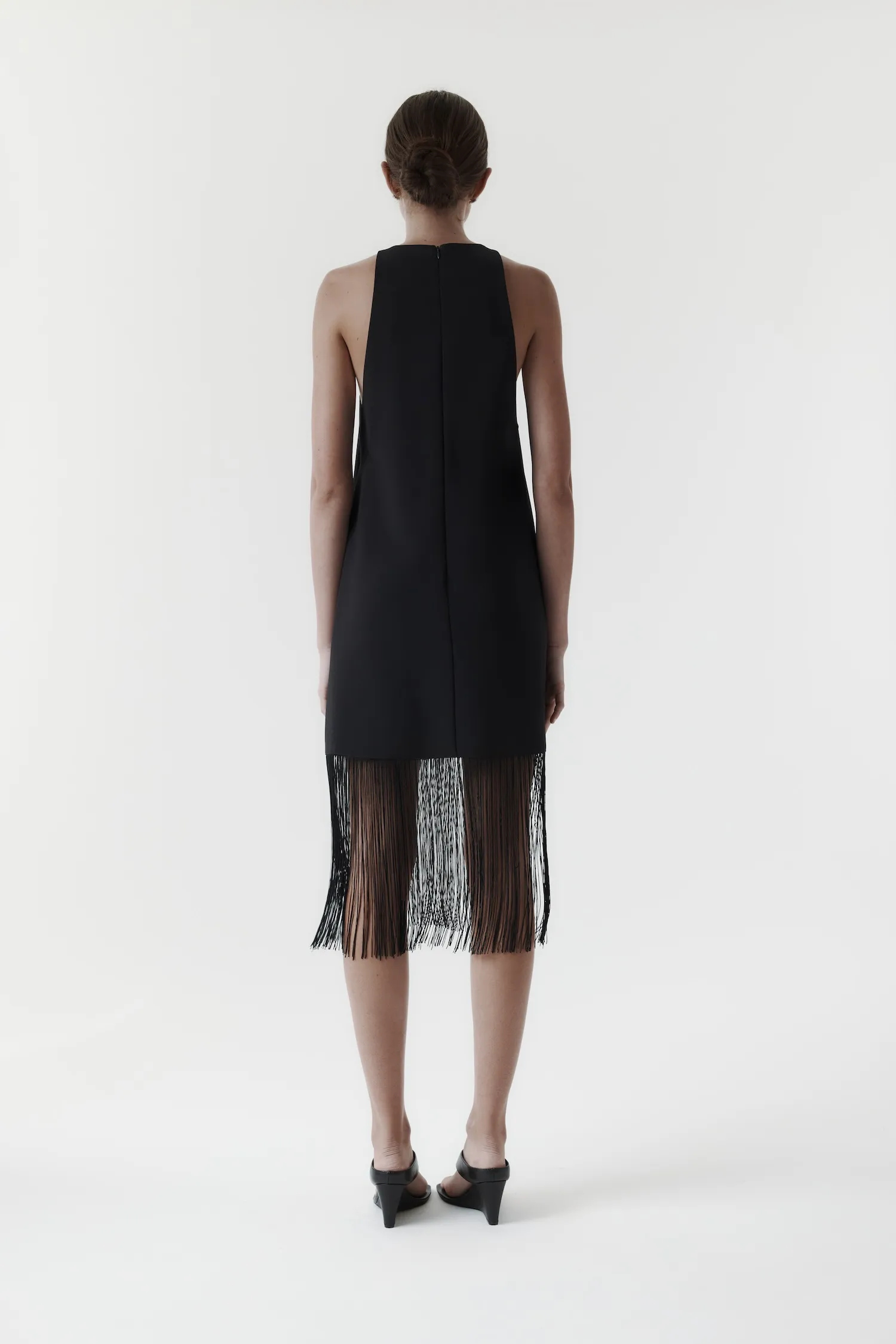 Rebe | Fringe Dress - Black sold by Sisters & Co product image thumbnail 4