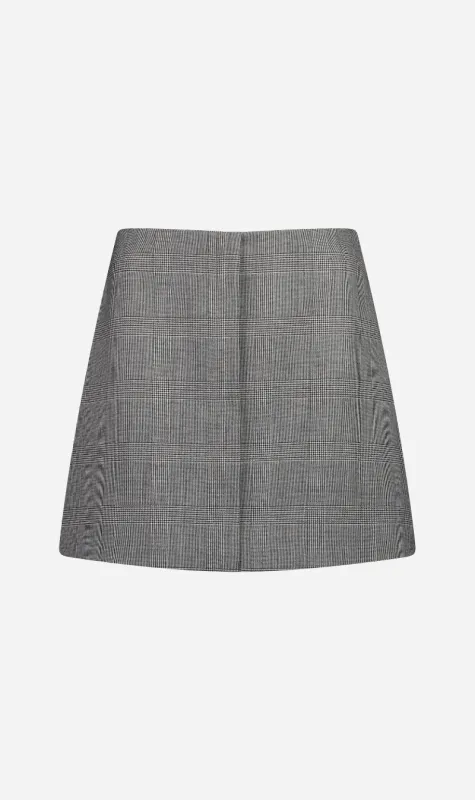 Rebe | Camille Mini Skirt - Houndstooth sold by Sister & Co