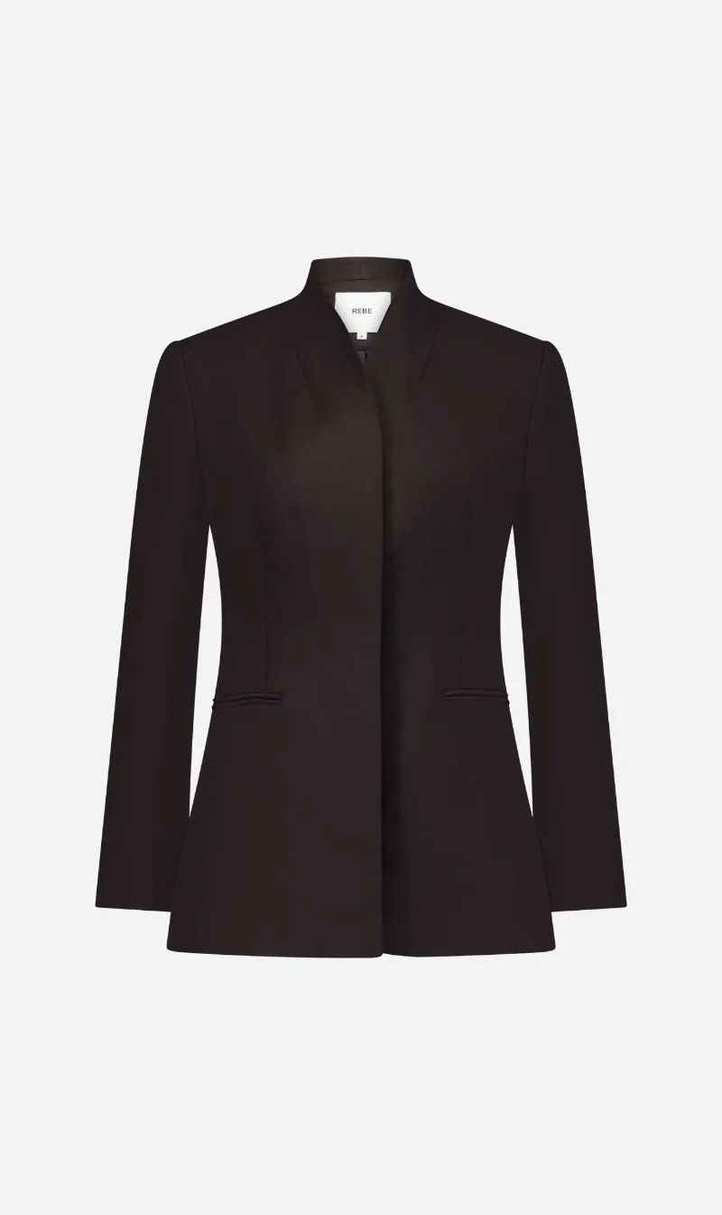 Rebe | Reese Blazer - Balsamic sold by Sisters & Co
