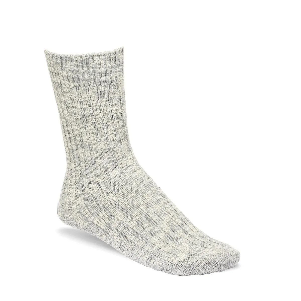 Birkenstock | Womens Cotton Slub Socks - Grey/White sold by Sisters & Co product image thumbnail 3