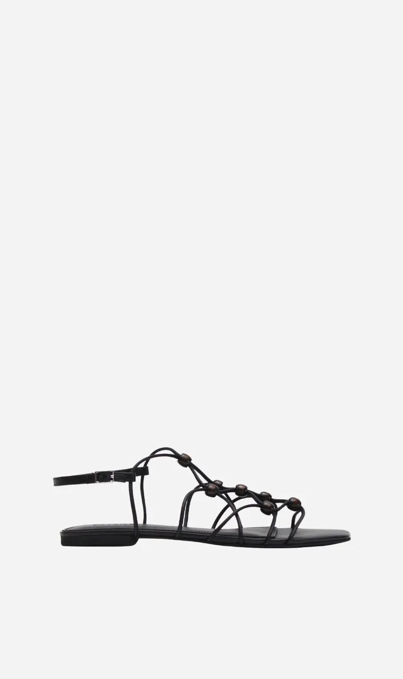 La Tribe | Lola Sandal - Black sold by Sisters & Co