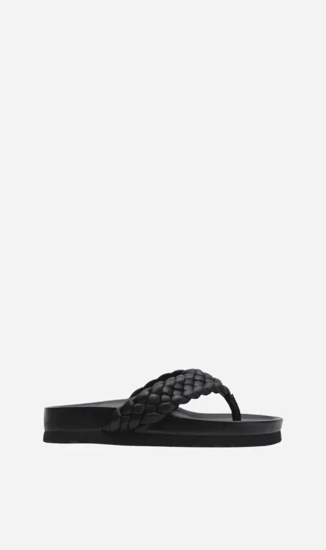 La Tribe | Braided Thong - Black sold by Sister & Co
