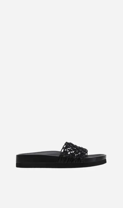 La Tribe | Tyla Slide - Black sold by Sister & Co