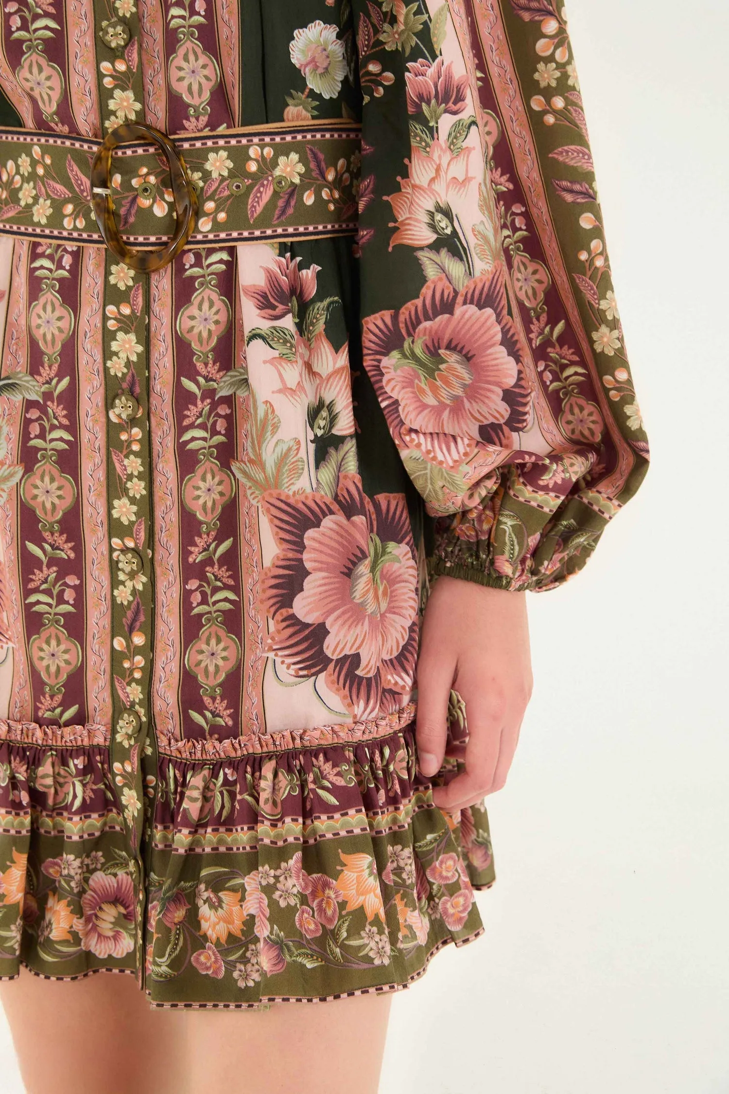 Farm Rio | Flowering Garden Tree Mini Dress - Green sold by Sisters & Co product image thumbnail 4