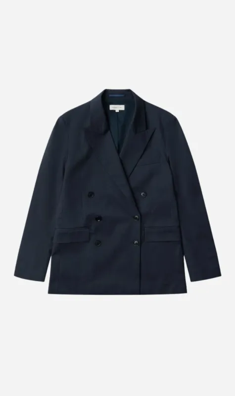 Assembly Label | Ellen Double Breasted Blazer - True Navy sold by Sisters & Co