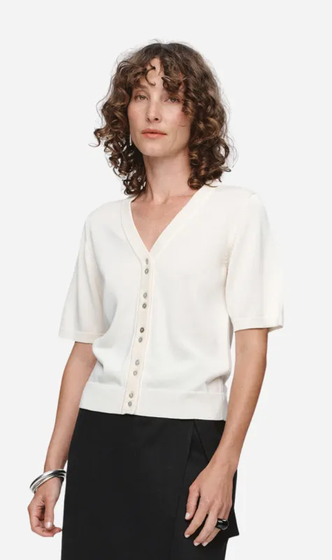 Marle | Hugo Cardigan - Ivory sold by Sister & Co