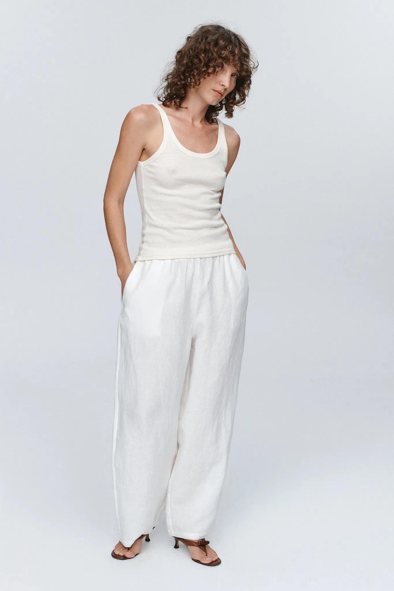 Marle | Sena Singlet - Creme sold by Sisters & Co product image thumbnail 2