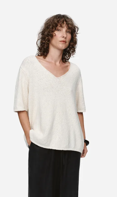Marle | Nya Tee - Ivory sold by Sister & Co