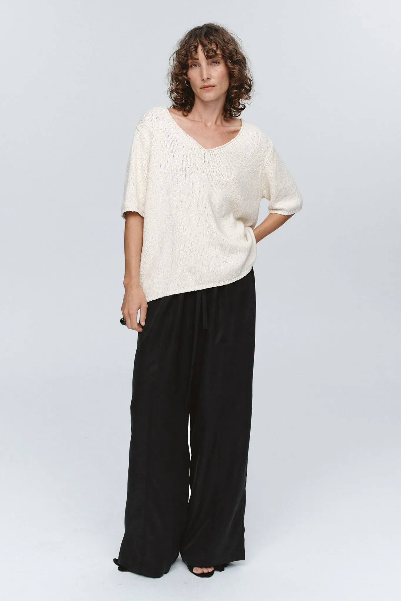 Marle | Nya Tee - Ivory sold by Sisters & Co product image thumbnail 3