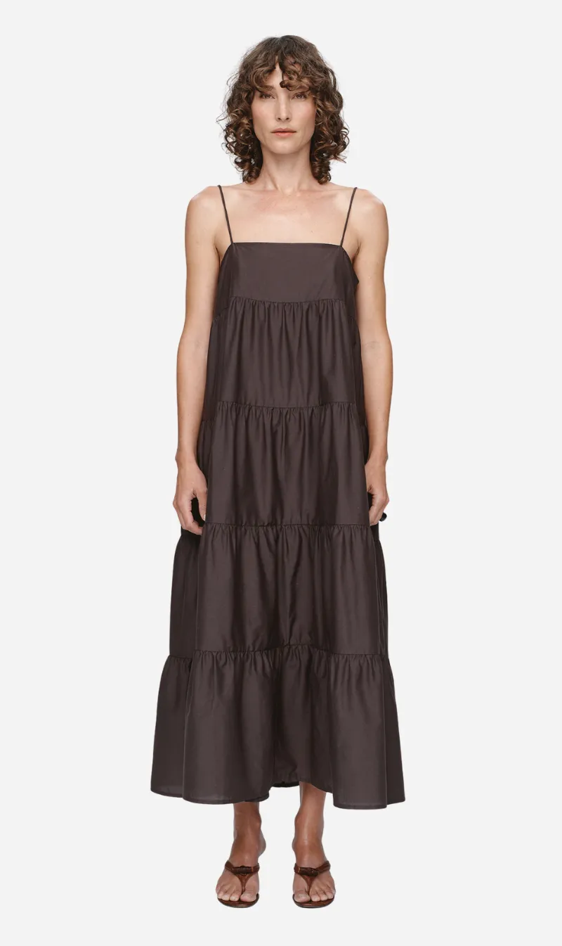 Marle | Ophelia Dress - Tapenade sold by Sister & Co