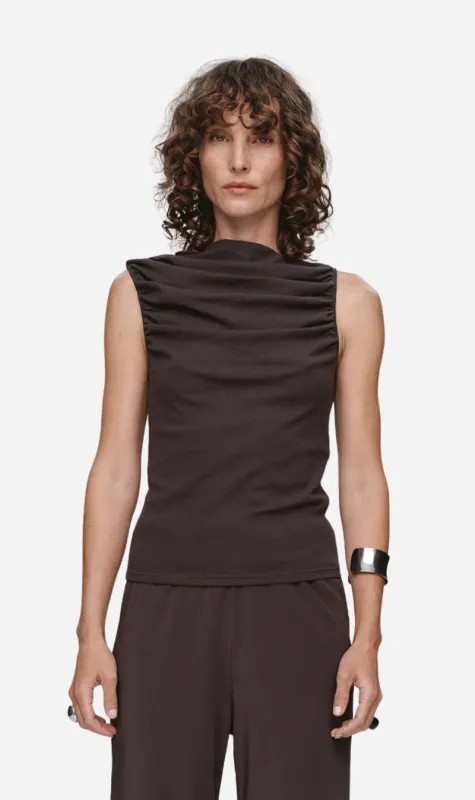 Marle | Risa Singlet - Tapenade sold by Sister & Co