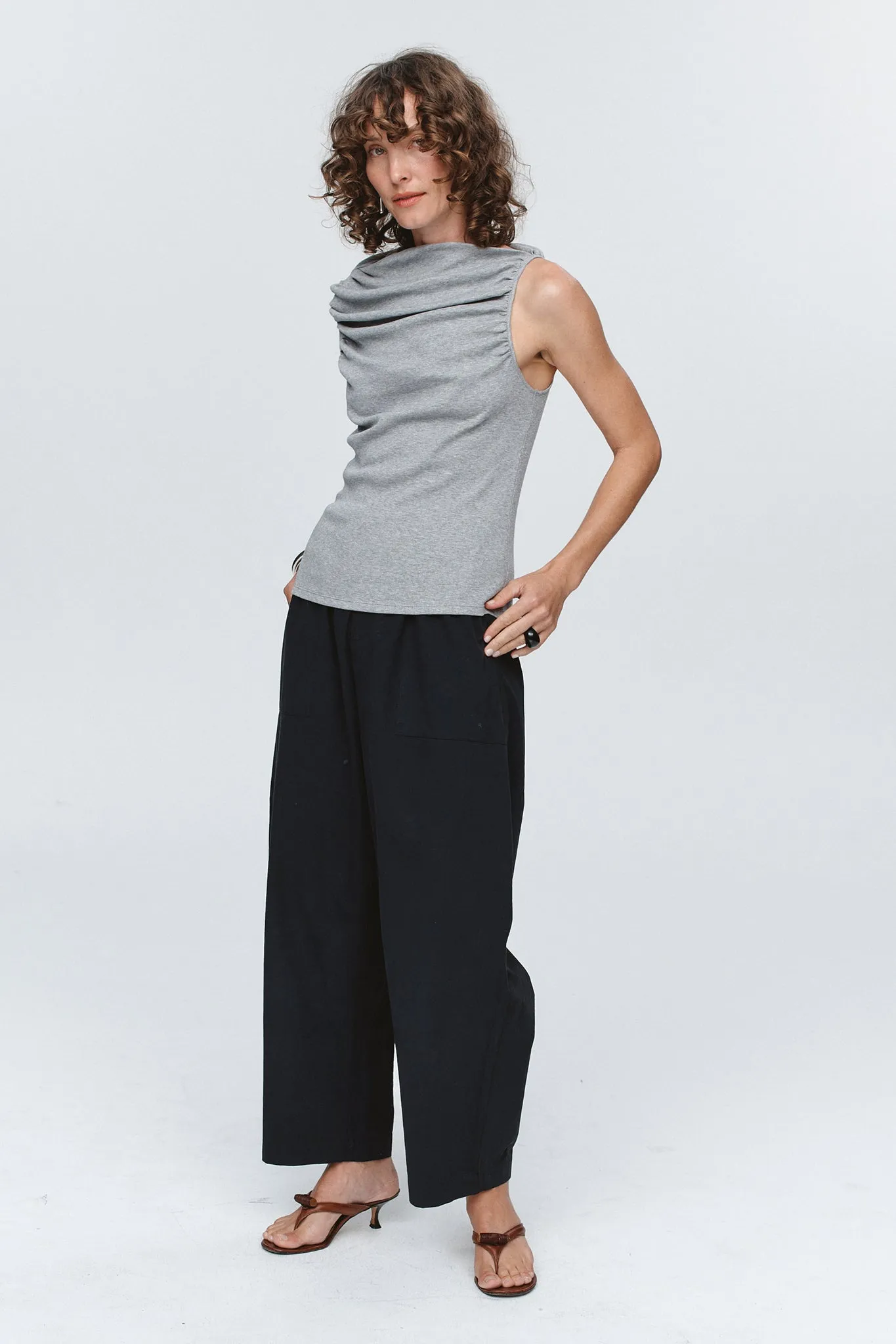 Marle | Risa Singlet - Grey Marle sold by Sister & Co product image thumbnail 3