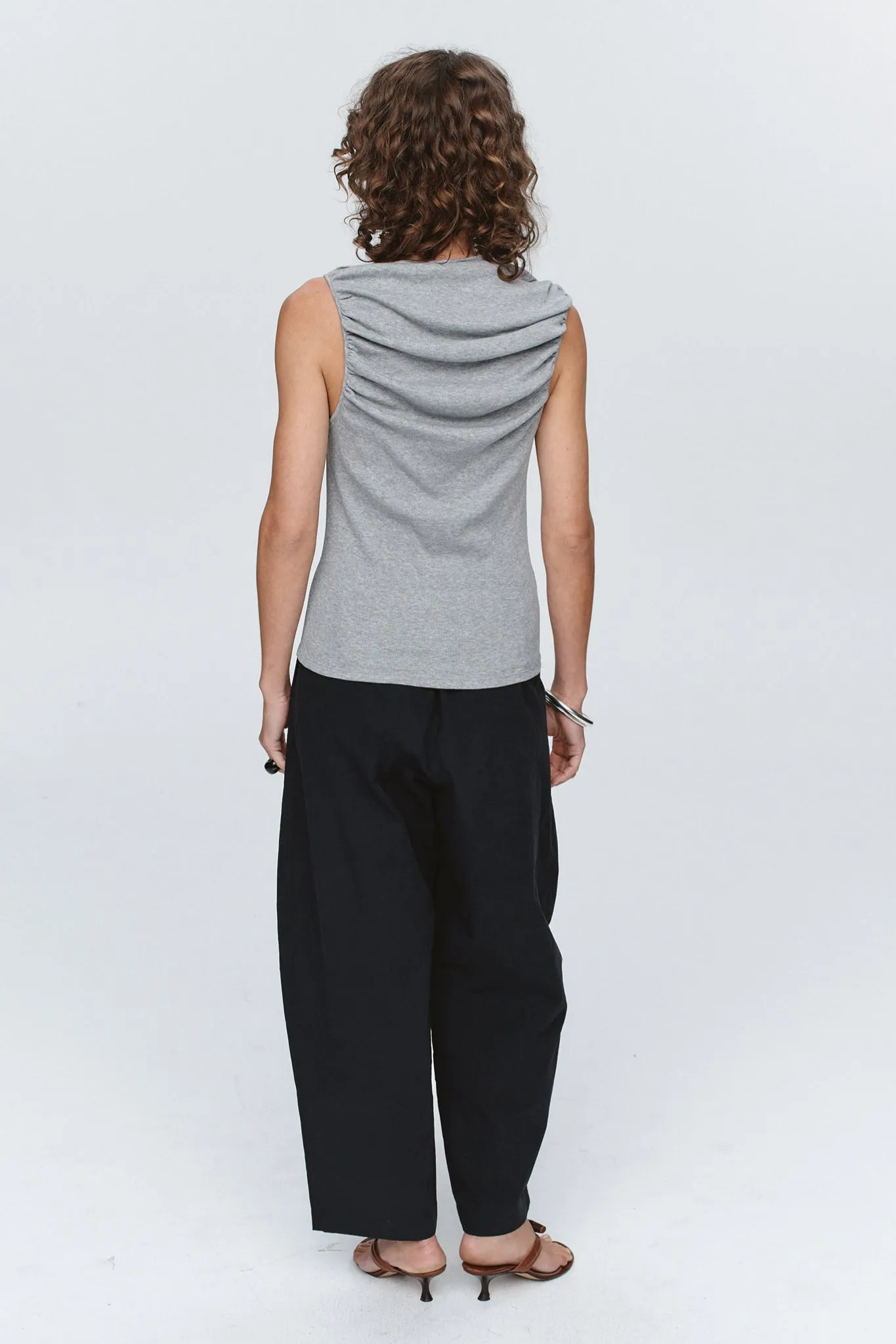 Marle | Risa Singlet - Grey Marle sold by Sister & Co product image thumbnail 4