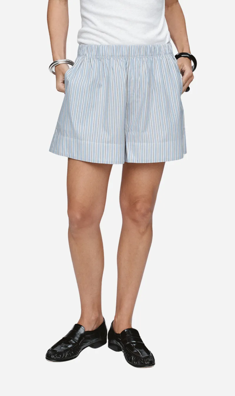 Marle | Alisa Short - Bleu Stripe sold by Sisters & Co