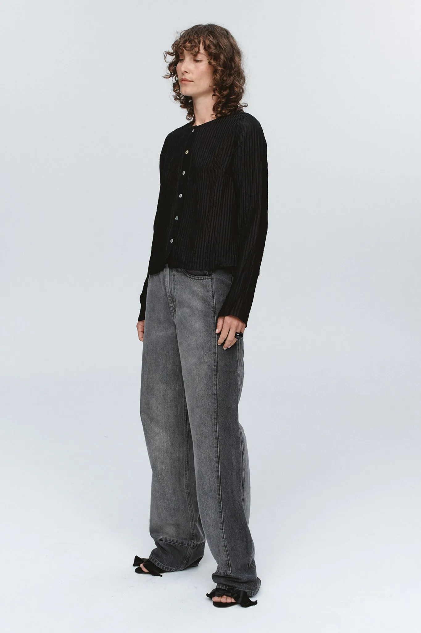 Marle | Lotus Evening Jacket - Black sold by Sister & Co product image thumbnail 4