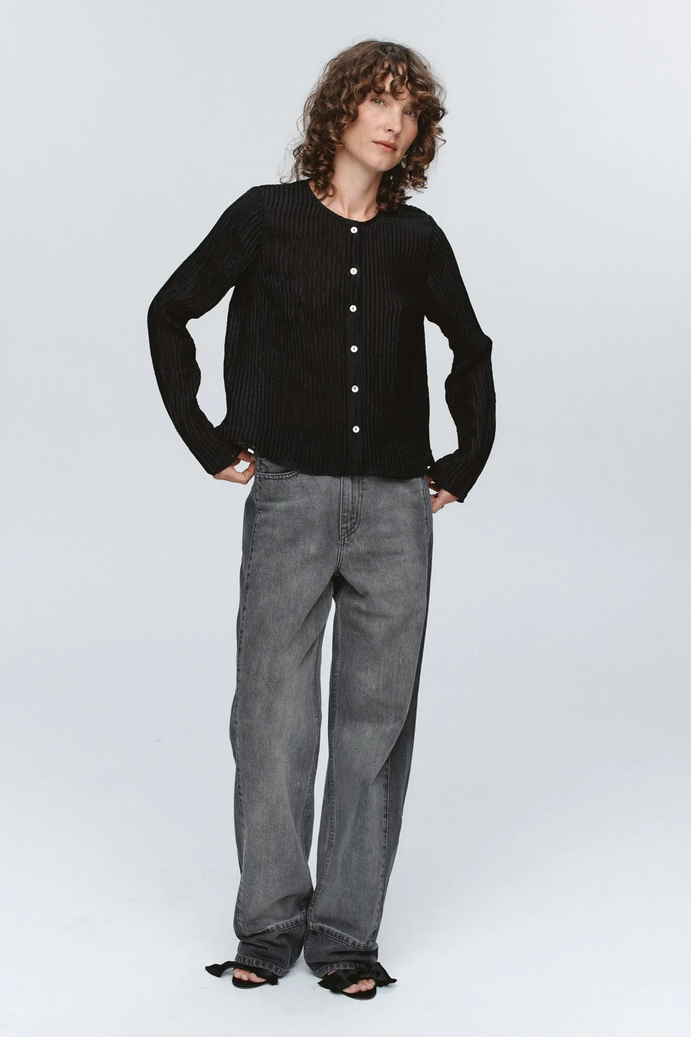 Marle | Lotus Evening Jacket - Black sold by Sister & Co product image thumbnail 3